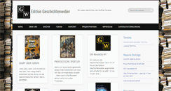 Desktop Screenshot of edition-geschichtenweber.de